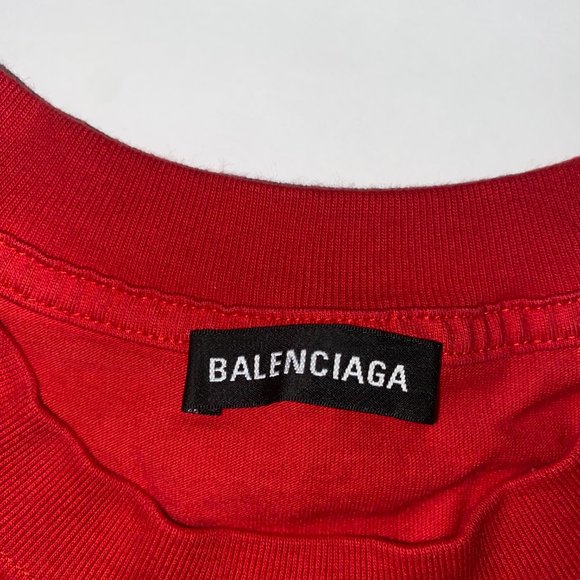 BALENCIAGA Red T-Shirt - Picture 3 of 6